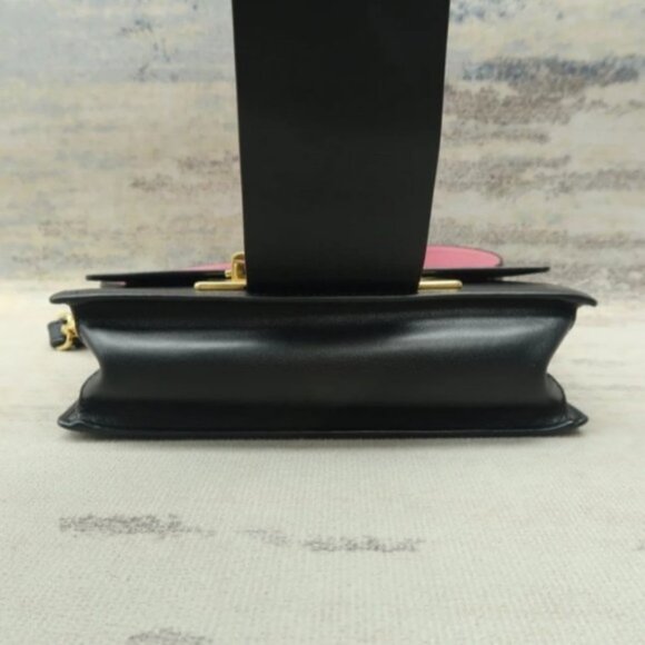 Authentic Prada Cahier Ribbon Mulitcolor Leather Shoulder Bag Lux550-100125 - Picture 6 of 12